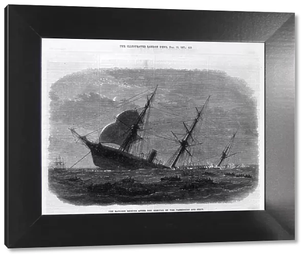The ship Rangoon sinks, 1871