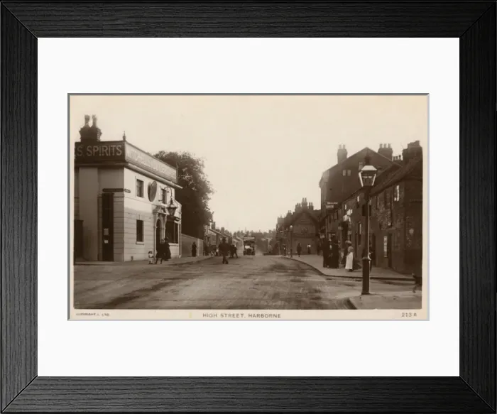 Framed Print : High Street, Harborne, Birmingham, West Midlands Framed Print : High Street, Harborne, Birmingham, West Midlands