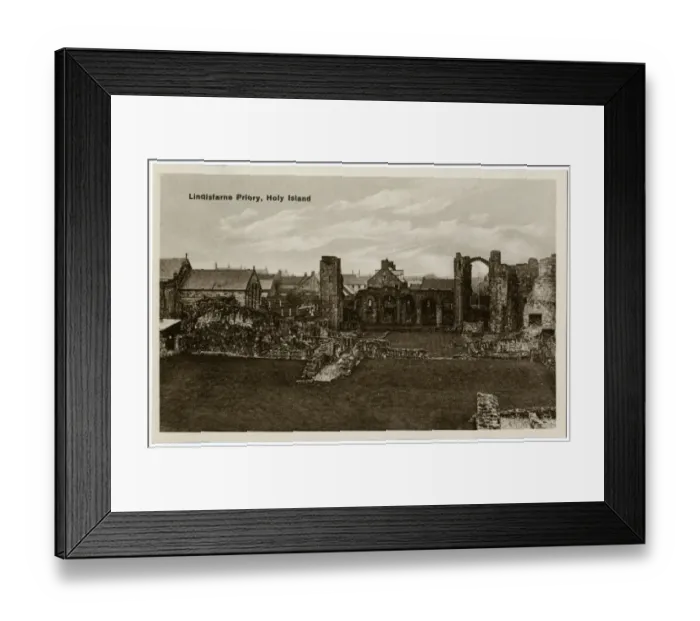 Framed Print : The Holy Island of Lindisfarne - The Priory ruins Framed Print : The Holy Island of Lindisfarne - The Priory ruins