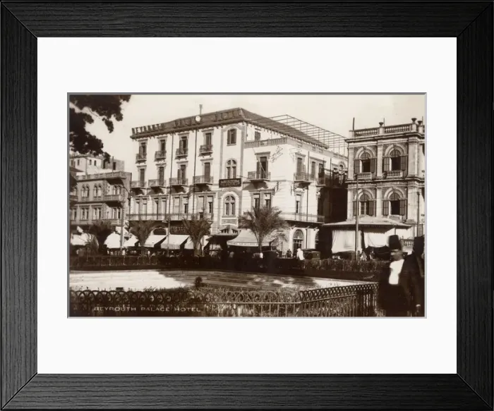 Framed Print : Palace Hotel in Beirut (Beyrouth), Lebanon Framed Print : Palace Hotel in Beirut (Beyrouth), Lebanon