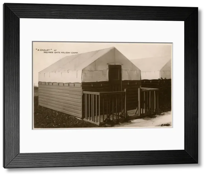 Framed Print : A chalet at Squires Gate Holiday Camp Framed Print : A chalet at Squires Gate Holiday Camp