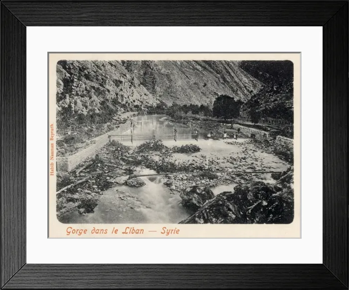Framed Print : Gorge in Lebanon Framed Print : Gorge in Lebanon
