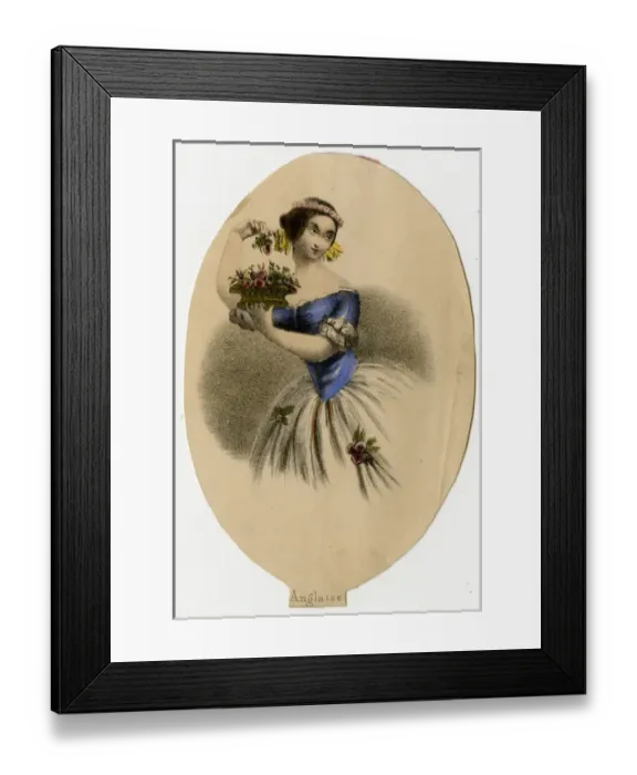 Framed Print : English Ballet Dancer Framed Print : English Ballet Dancer