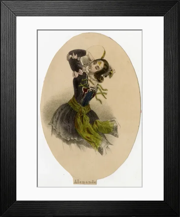 Framed Print : German Dancer Framed Print : German Dancer