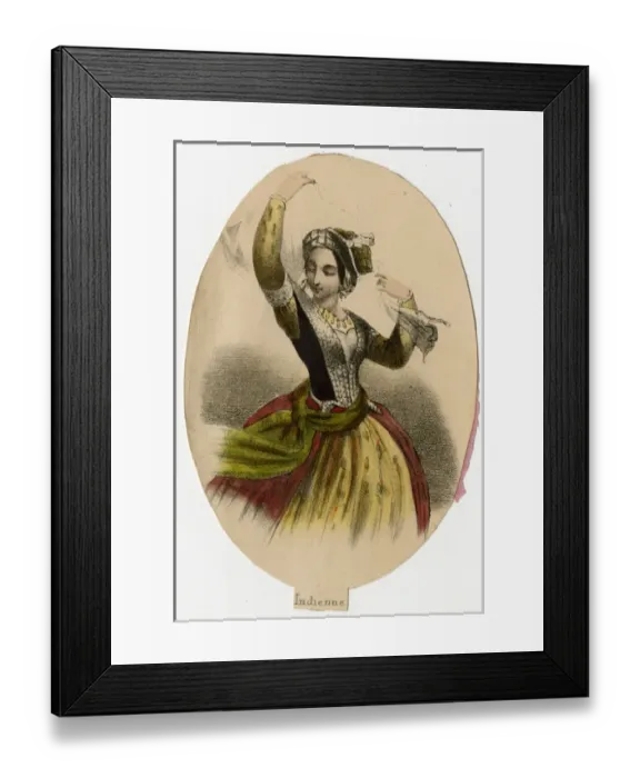 Framed Print : Indian Dancer Framed Print : Indian Dancer