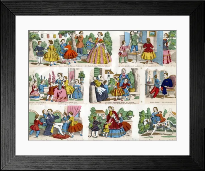 Framed Print : Mother makes jam Framed Print : Mother makes jam