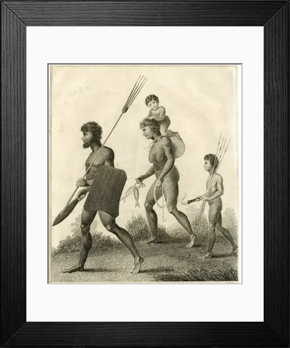 Framed Print : A Family of New South Wales, Australia Framed Print : A Family of New South Wales, Australia
