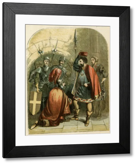Framed Print : Henry Bolingbroke and Richard II Framed Print : Henry Bolingbroke and Richard II