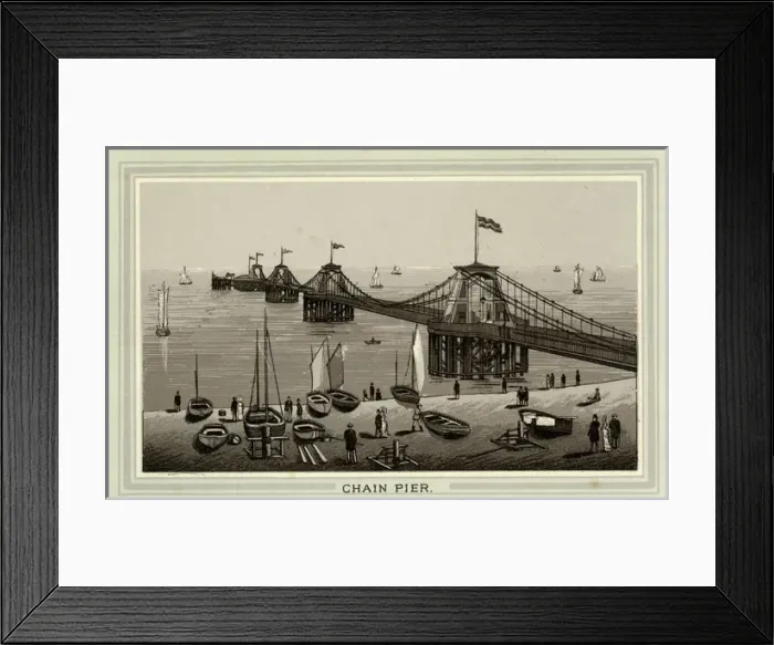Framed Print : Chain Pier, Brighton, Sussex Framed Print : Chain Pier, Brighton, Sussex