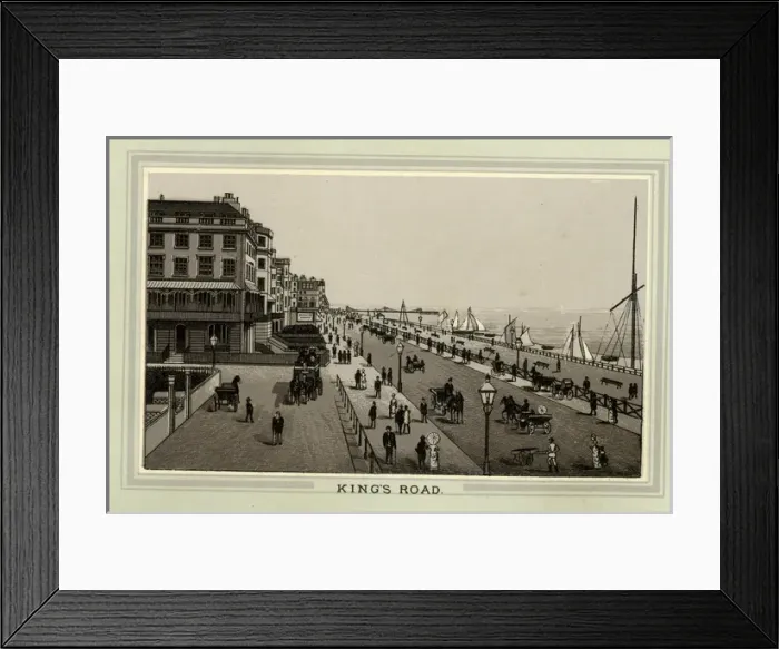Framed Print : Kings Road, Brighton, Sussex Framed Print : Kings Road, Brighton, Sussex