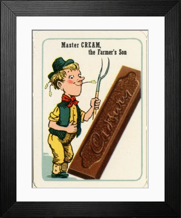 Framed Print : Cadburys Happy Families - Master Cream Framed Print : Cadburys Happy Families - Master Cream