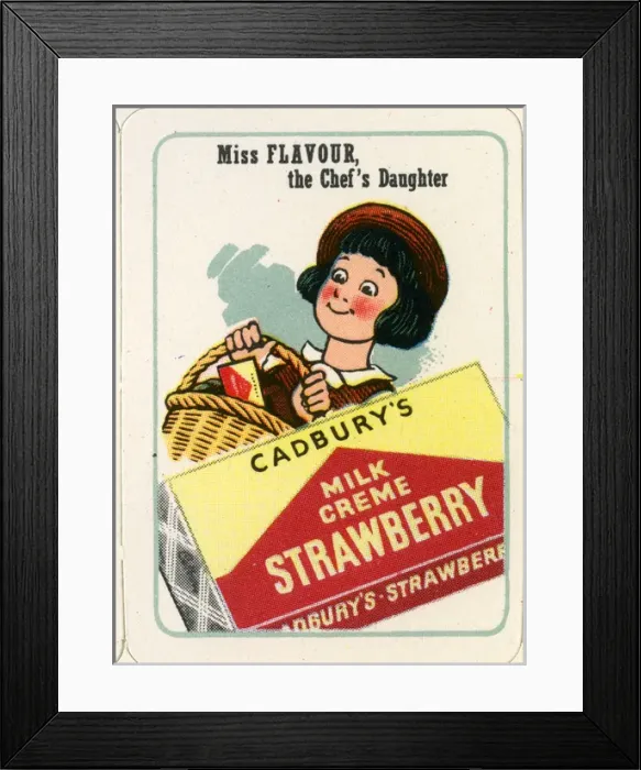 Framed Print : Cadburys Happy Families - Miss Flavour Framed Print : Cadburys Happy Families - Miss Flavour