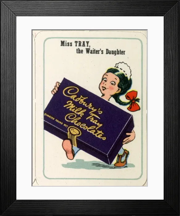 Framed Print : Cadburys Happy Families - Miss Tray Framed Print : Cadburys Happy Families - Miss Tray