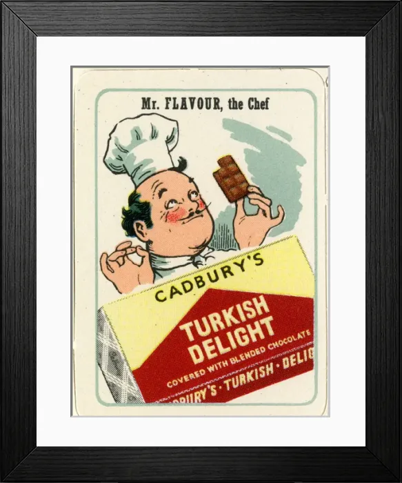 Framed Print : Cadburys Happy Families - Mr Flavour Framed Print : Cadburys Happy Families - Mr Flavour