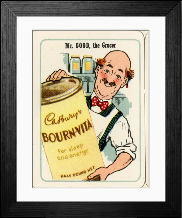 Framed Print : Cadburys Happy Families - Mr Good Framed Print : Cadburys Happy Families - Mr Good
