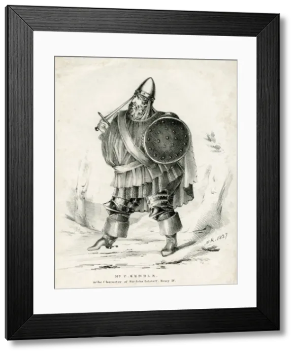 Framed Print : Charles Kemble as Falstaff in Henry IV Framed Print : Charles Kemble as Falstaff in Henry IV