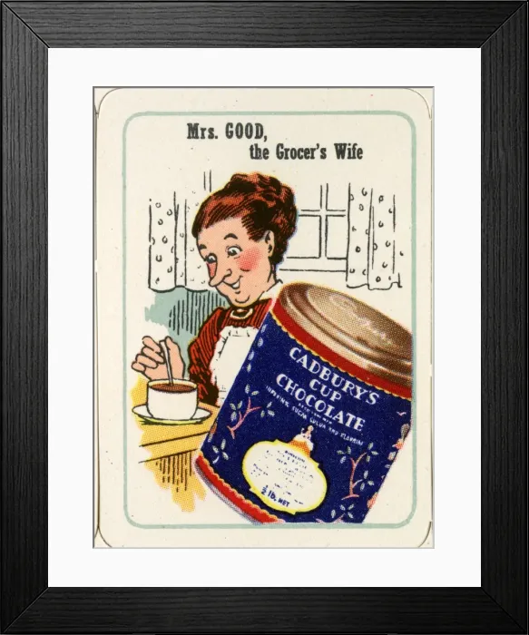 Framed Print : Cadburys Happy Families - Mrs Good Framed Print : Cadburys Happy Families - Mrs Good