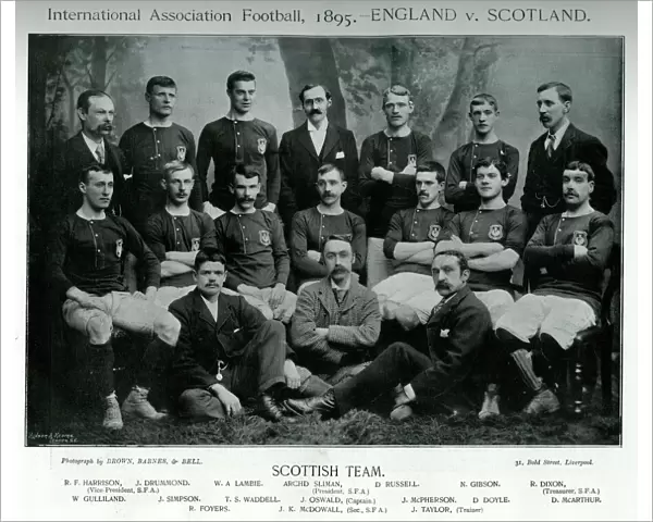 Scottish International Association Football Team, 1895