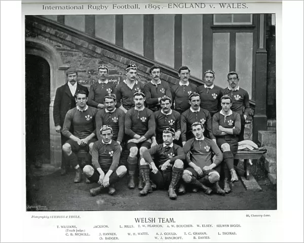 Welsh International Rugby Football Team, 1895