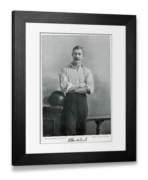 Framed Print : Rupert R Sandilands, English footballer Framed Print : Rupert R Sandilands, English footballer