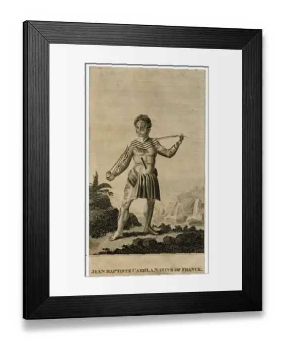 Framed Print : Jean Baptiste Cabri, a Native of France Framed Print : Jean Baptiste Cabri, a Native of France