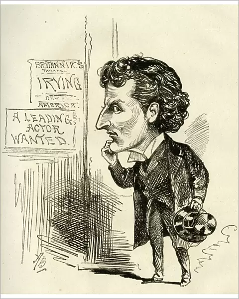Cartoon, Wilson Barrett, actor, manager and playwright