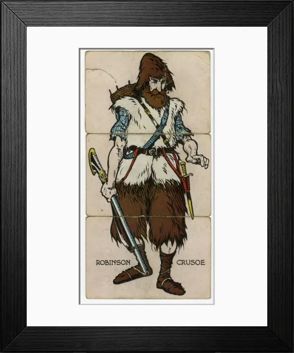 Framed Print : Misfitz - Robinson Crusoe Framed Print : Misfitz - Robinson Crusoe