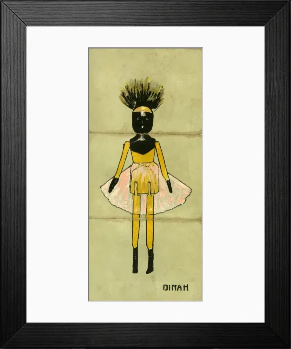 Framed Print : Misfitz Dolls - Dinah Framed Print : Misfitz Dolls - Dinah