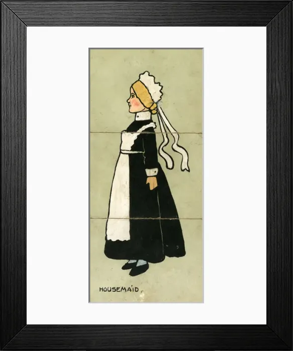 Framed Print : Misfitz Dolls - Housemaid Framed Print : Misfitz Dolls - Housemaid