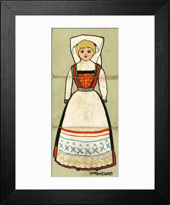 Framed Print : Misfitz Dolls - Norwegian Framed Print : Misfitz Dolls - Norwegian