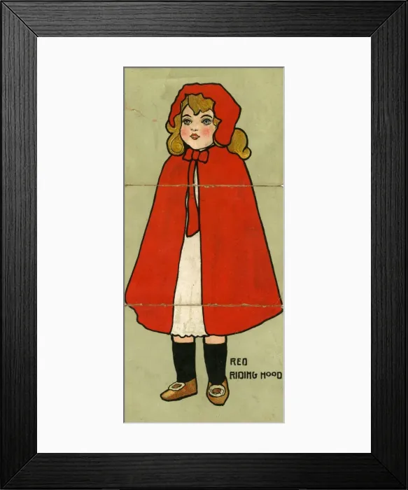 Framed Print : Misfitz - Red Riding Hood Framed Print : Misfitz - Red Riding Hood