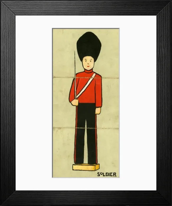 Framed Print : Misfitz Dolls - Soldier Framed Print : Misfitz Dolls - Soldier