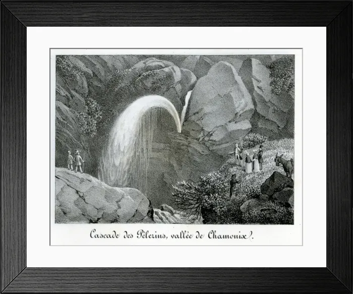 Framed Print : Chamonix and Mont Blanc, France Framed Print : Chamonix and Mont Blanc, France