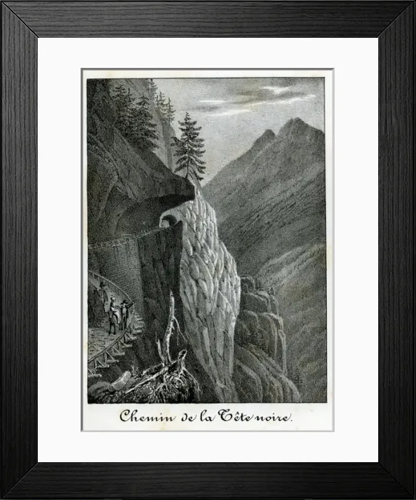 Framed Print : Chamonix and Mont Blanc, France Framed Print : Chamonix and Mont Blanc, France