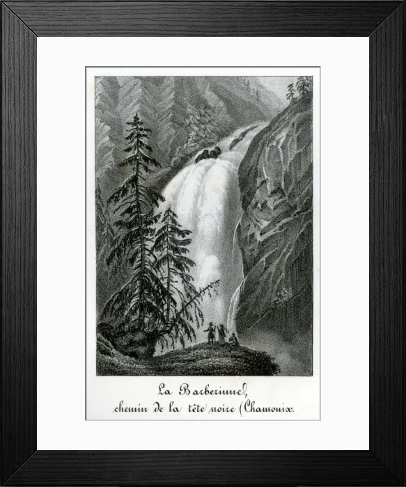 Framed Print : Chamonix and Mont Blanc, France Framed Print : Chamonix and Mont Blanc, France