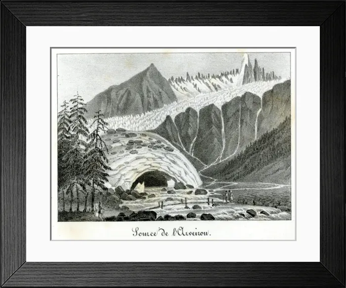 Framed Print : Chamonix and Mont Blanc, France Framed Print : Chamonix and Mont Blanc, France