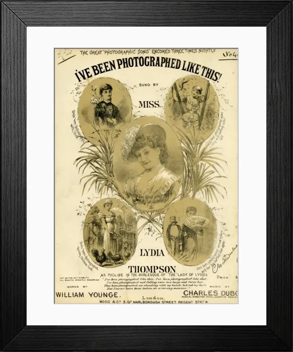 Framed Print : Music cover, I ve Been Photographed Like This Framed Print : Music cover, I ve Been Photographed Like This