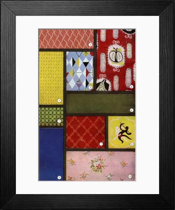 Framed Print : Illustration in The Curtain Book Framed Print : Illustration in The Curtain Book