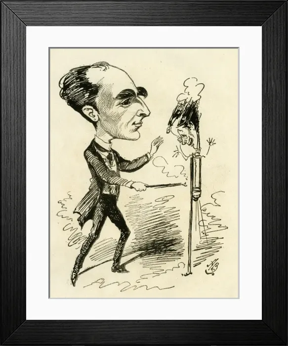 Framed Print : Cartoon, The Gaiety Rocket, Pinero Framed Print : Cartoon, The Gaiety Rocket, Pinero