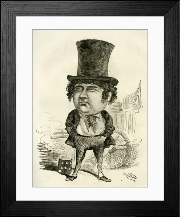 Framed Print : Cartoon, Alfred Reed, performer Framed Print : Cartoon, Alfred Reed, performer