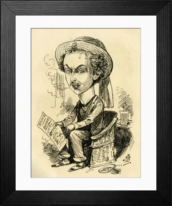 Framed Print : Cartoon, Lord Garmoyle in India Framed Print : Cartoon, Lord Garmoyle in India