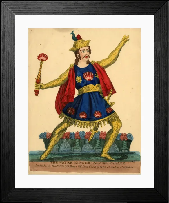 Framed Print : The Water King in the Silver Palace Framed Print : The Water King in the Silver Palace