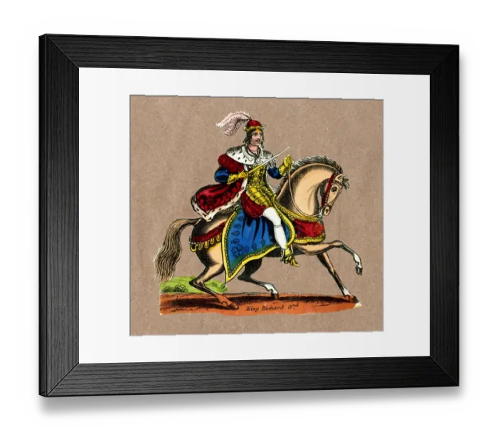 Framed Print : Theatre scrap, King Richard III Framed Print : Theatre scrap, King Richard III
