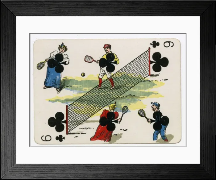 Framed Print : Vanity Fair Transformation Playing Card Framed Print : Vanity Fair Transformation Playing Card