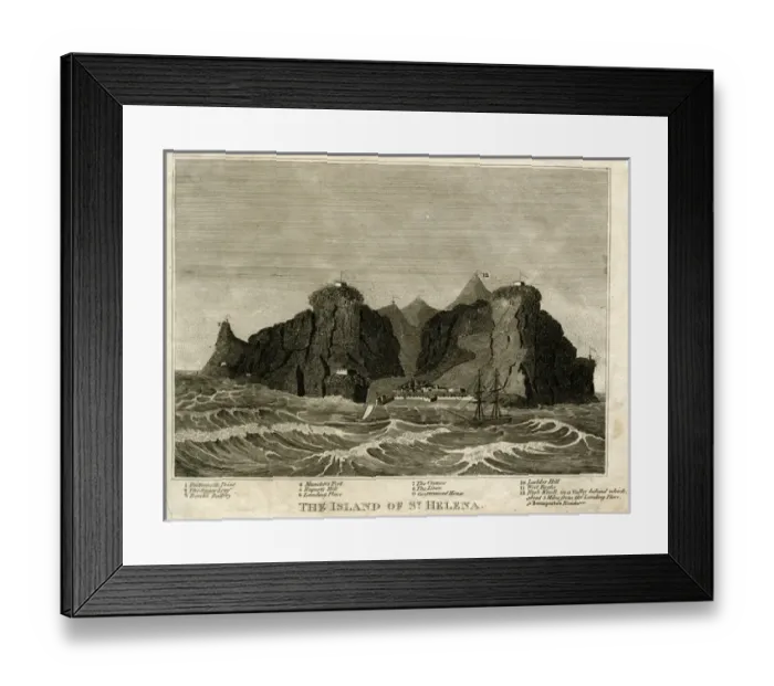 Framed Print : The Island of St Helena Framed Print : The Island of St Helena