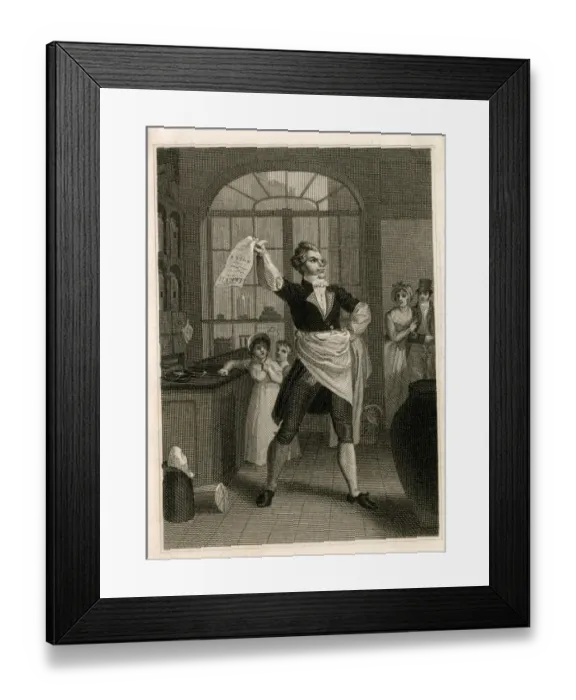 Framed Print : The Theatrical Tradesman Framed Print : The Theatrical Tradesman
