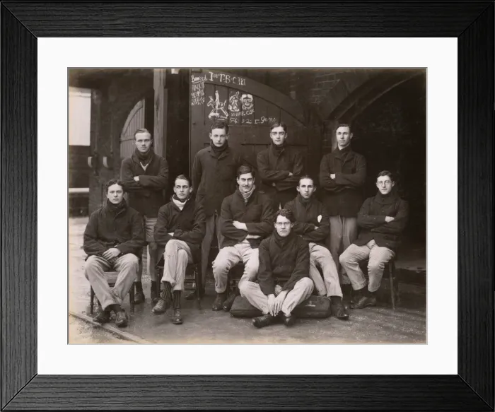 Framed Print : Cambridge rowing crew, 1911 Framed Print : Cambridge rowing crew, 1911