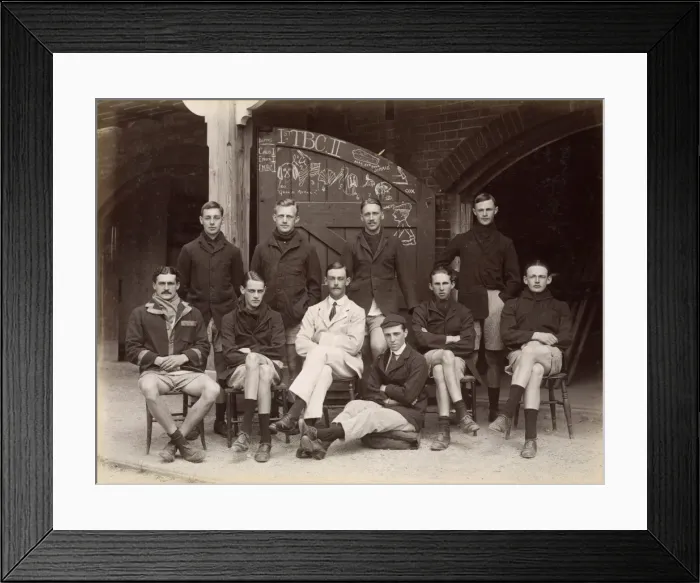 Framed Print : Rowing crew, Cambridge University Framed Print : Rowing crew, Cambridge University
