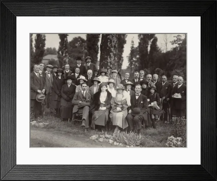 Framed Print : Ticket Inspectors Allotment Prize Giving, 1922 Framed Print : Ticket Inspectors Allotment Prize Giving, 1922