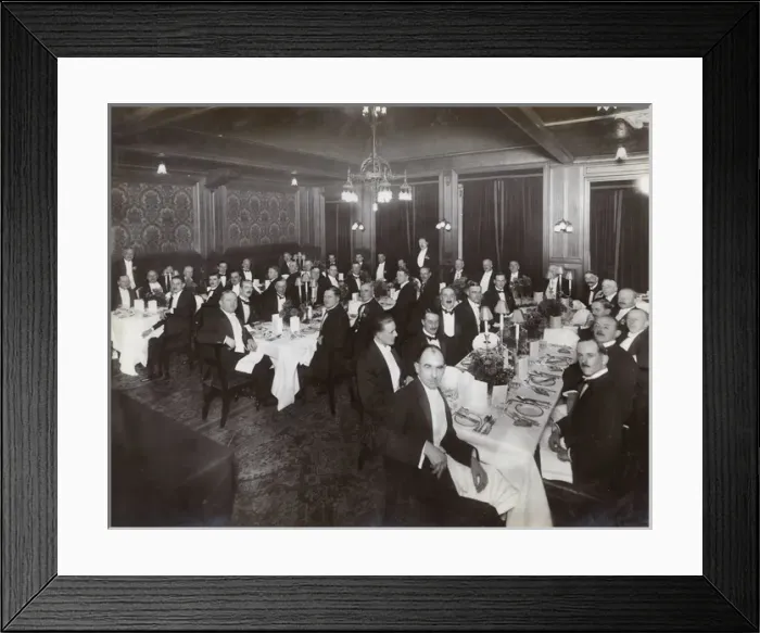 Framed Print : Royal Engineers Annual Reunion Dinner, 1925 Framed Print : Royal Engineers Annual Reunion Dinner, 1925